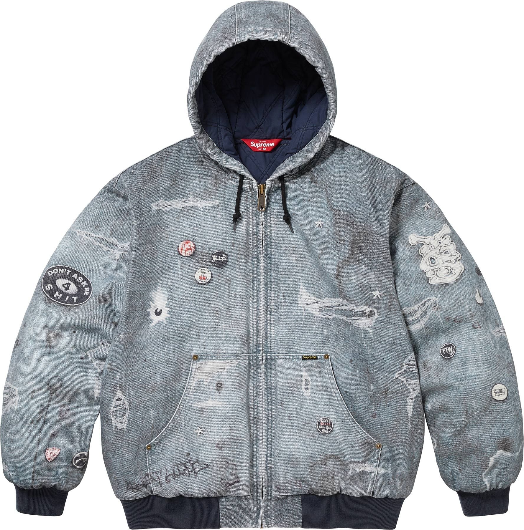 HJR Trompe L'oeil Hooded Work Jacket view 2